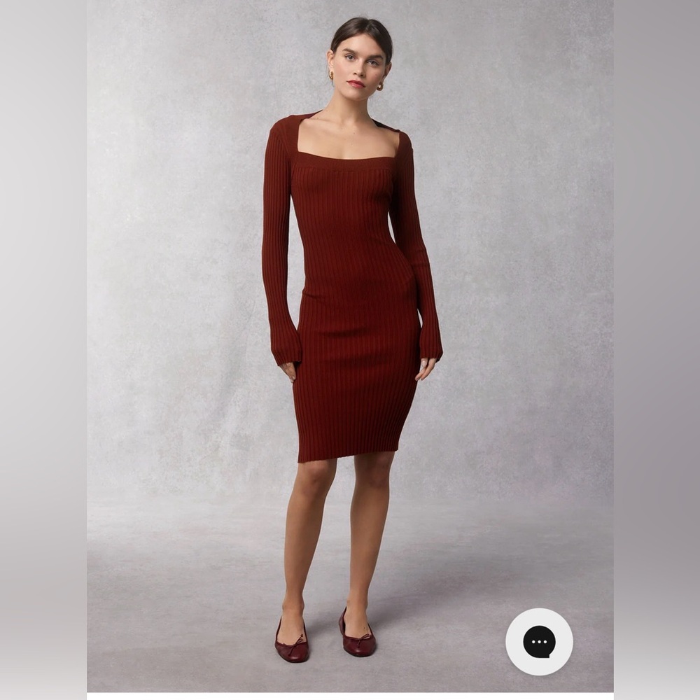 Rouge Alma Dress BNWT 36 Red knit